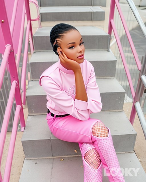 Baby face в LOOKY — #Barbie #LOOKY_нейронка