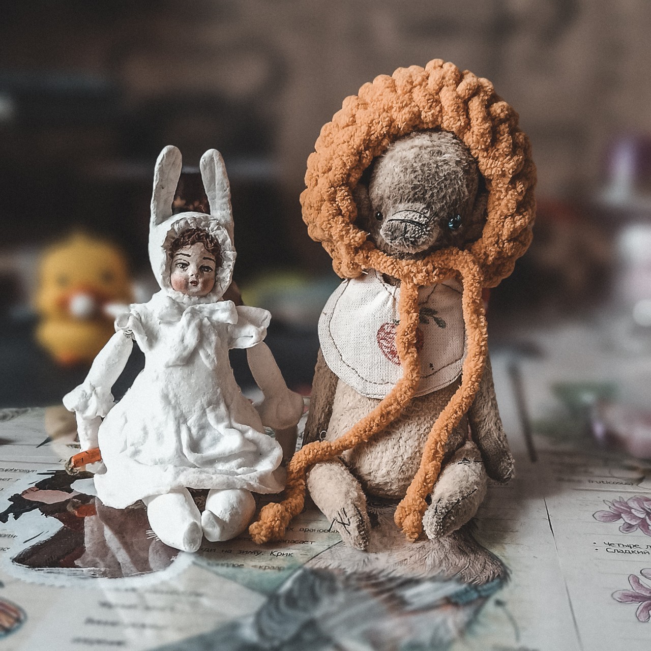 EVOTEDDYS в LOOKY — Это первые мои игрушки по курсу.

Мишка и ватная ретро зая у