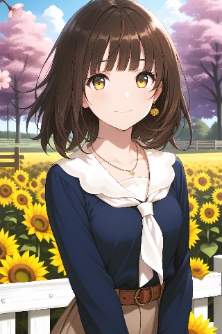 Лисенок в LOOKY. #art,#girl,#anime,#sunflowers,#nature,#beauty. #art #girl #anime #s...