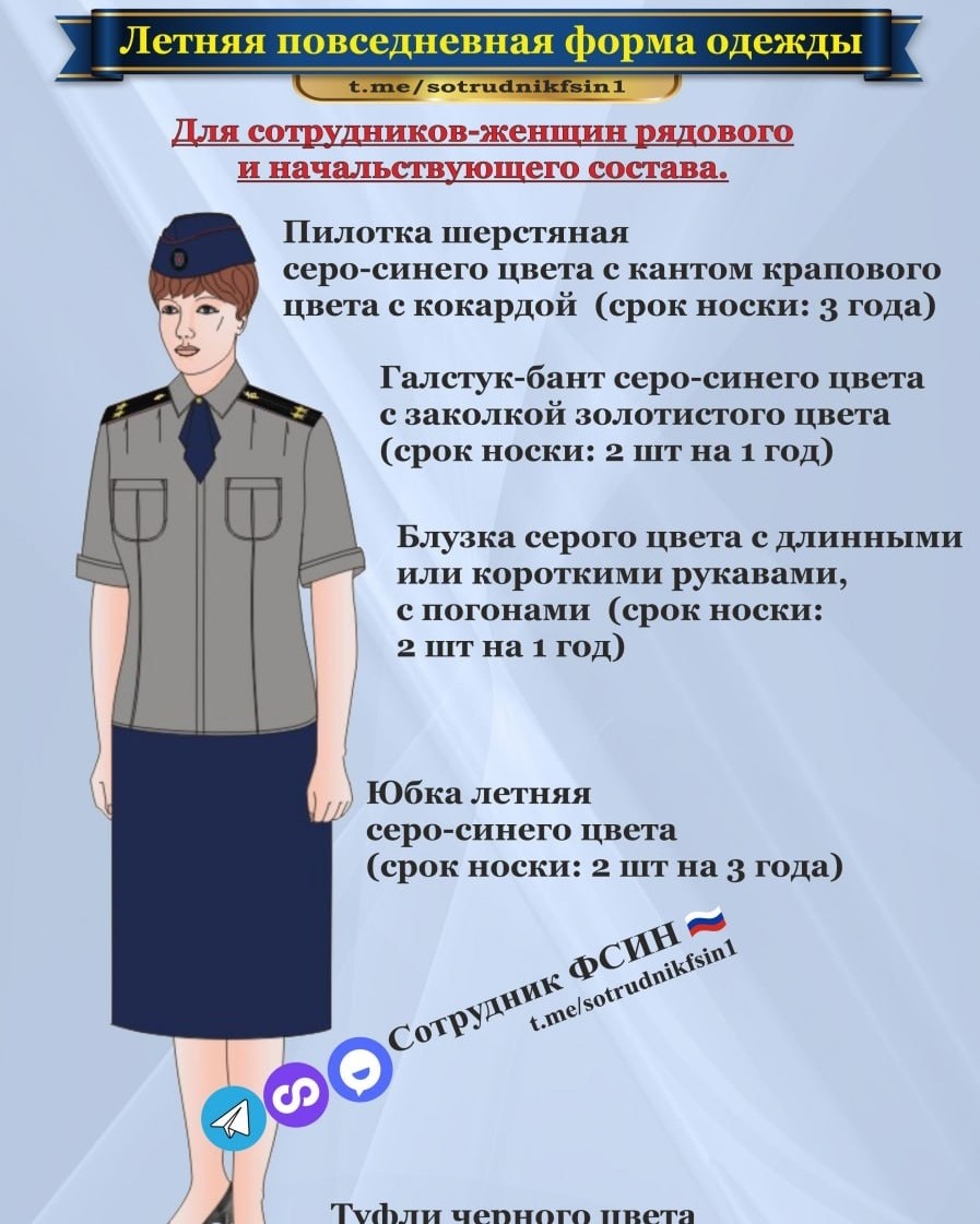 Летняя форма одежды