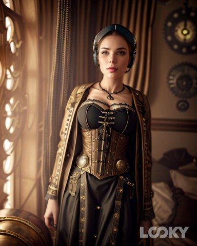 Baby face в LOOKY. #Steampunk,#LOOKY_нейронка. #Steampunk #LOOKY_не...