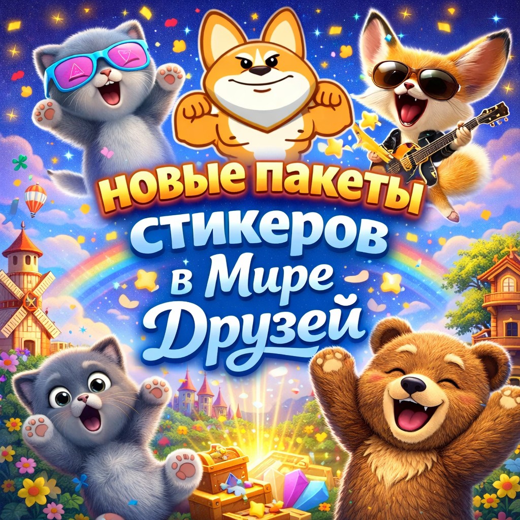 Мир Друзей в LOOKY — 😄 Новые стикеры в «Мир Друзей» уже здесь!

Мы пополнили маг