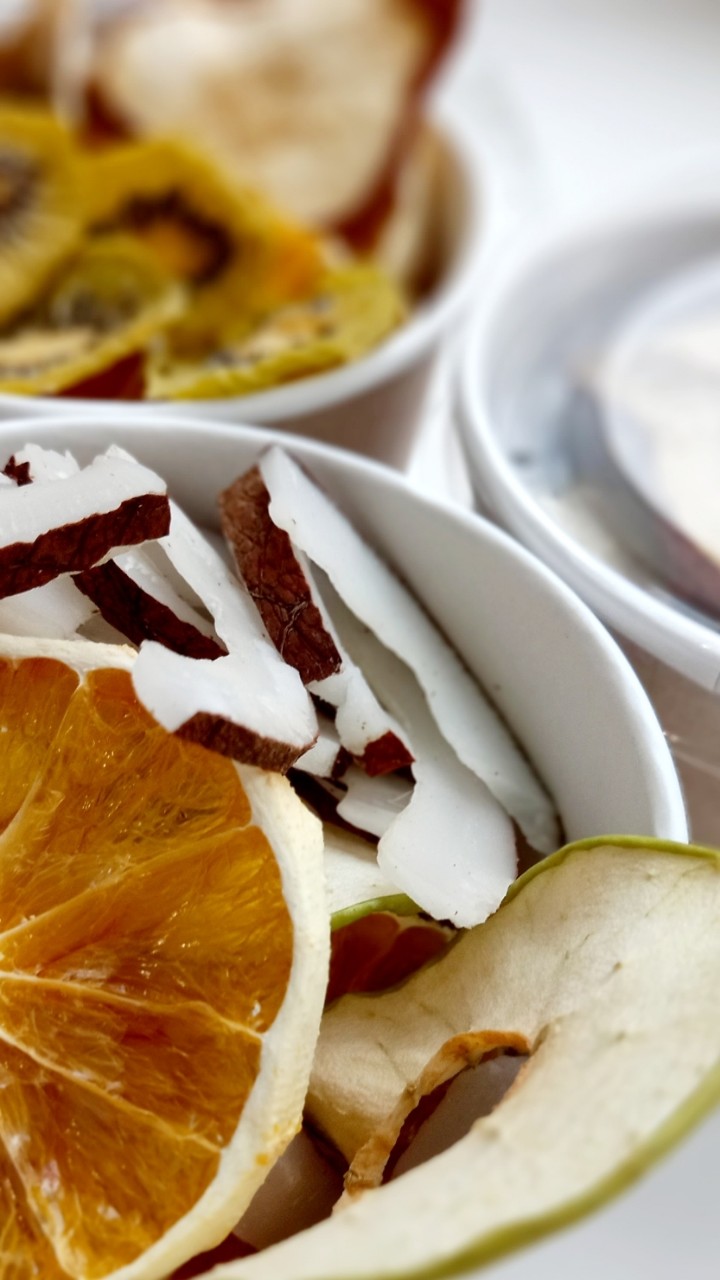 Фруктовые чипсы🥥🍏🍊