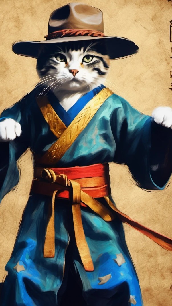 kossgus591 in LOOKY. . Кот каратист