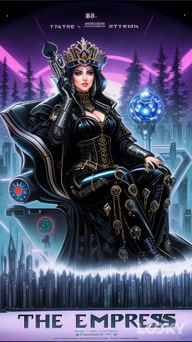 stasyreichtum в LOOKY. #Футуризм,#LOOKY_нейронка,,#majorarcana,,#newvision,,#theempress. #Футуризм #LOOKY_ней...