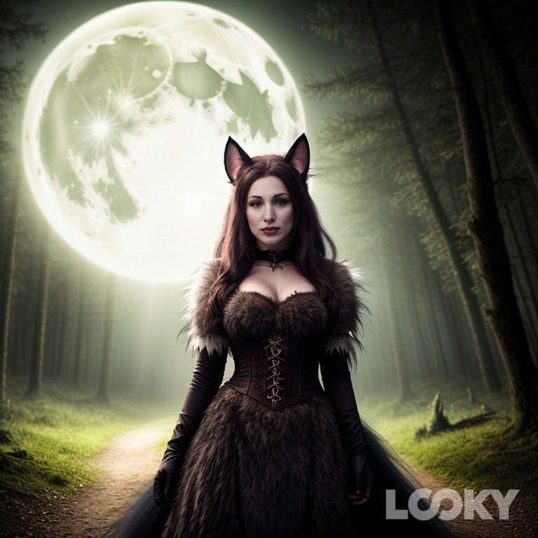 #Хэллоуин_оборотень #LOOKY_нейронка