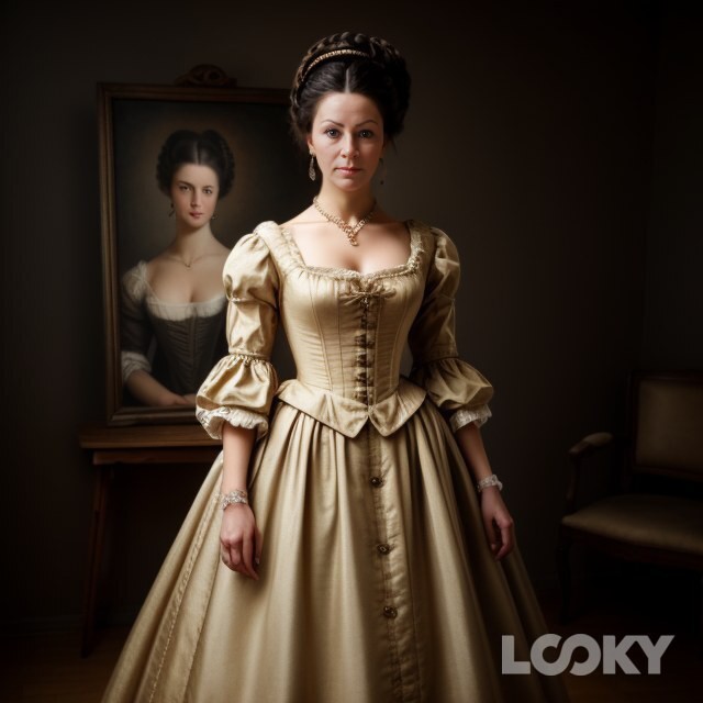 Винтажная фея в LOOKY — #Нейрокостюм #LOOKY_нейронка