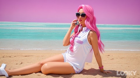 Looky_1694359292029 в LOOKY. #Барби,#LOOKY_нейронка. #Барби #LOOKY_нейрон...