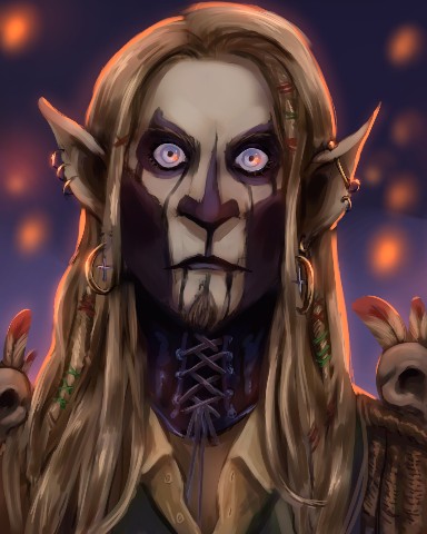 Wizard Aro в LOOKY. #арт,#art,#character,#characterdesign,#рисунок,#digitalart. Портретик моего перс...