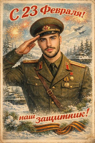 ANISIMOV в LOOKY. . Открытка на 23 февра...