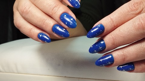nails72.svetlana в LOOKY. . Звёздное небо на ног...