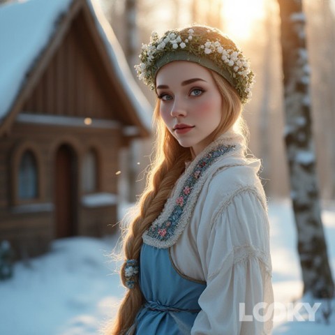 Irina Chukhmanova в LOOKY. #Русская_зима,#LOOKY_нейронка. #Русская_зима #LOOKY...