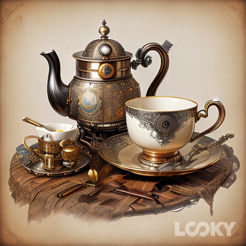 Poluyantceva в LOOKY. #сновым2024,#чай,#чайник,#Стимпанк,#LOOKY_нейронка. Ну что ж, [@LOOKY_of...