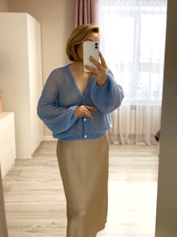 nu_ga_knit в LOOKY. #мохеровыйкардиган,#вязаныйкардиган,#паутинкаизмохера,#кидмохернашелке. Такой кардиган точно...