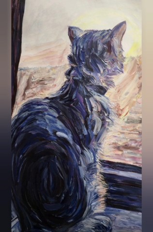 Игорь Косенький в LOOKY. . 《Из окна》
A2 (42 x 6...