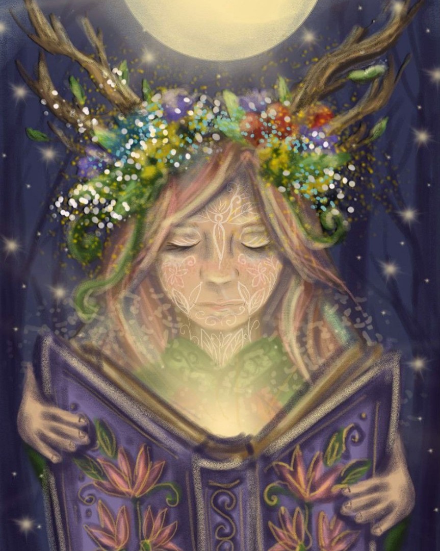 Еë зовут Сьоли и она - дочь Лесного Духа и самой Луны. 

[#digitalart](digitalart) [#digitalpainting](digitalpainting) [#samsung](samsung) [#autodesksketchbook](autodesksketchbook) [#autodesk](autodesk) [#forest](forest) [#forestlife](forestlife) #forestdpirit [#spiritoftheforest](spiritoftheforest) [#духлеса](духлеса) #дочьдухалеса #магия #книгамагии [#magicbook](magicbook) [#bookofchanges](bookofchanges) #moon [#moonlight](moonlight) [#arts_moonlight](arts_moonlight) #луна [#луннаяэнергия](луннаяэнергия) [#луннаяночь](луннаяночь) 