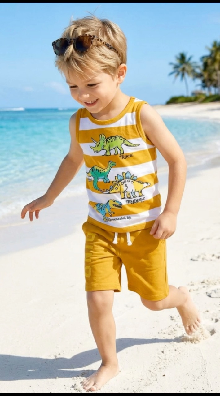 Bonito Kids - детская одежда в LOOKY. #looky,#looky_топ,#топ,#одежда,#шорты,#майка. Детский комплект оде...