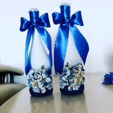 Александра в LOOKY. #свадьба,#handmade,#DIY#шампанское#бокалы#букет#свечи. Свадебные украшения ...