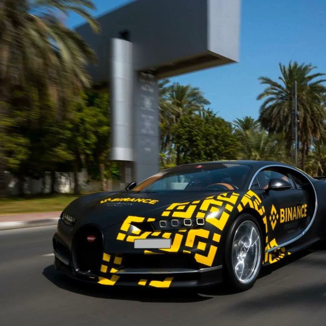 Missing the #Binance Bugatti 💨