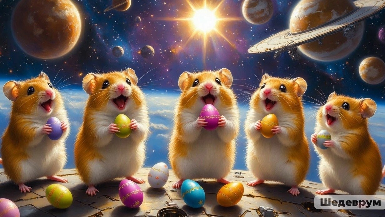 DCMen007 в LOOKY. #праздники,#Пасха,#ДеньКосмонавтики,#ВсемирныйДеньХомяка,#нейроарт,#ИИ,#Шедеврум,#DCMen007
Ахтунг!. #праздники #Пасха #Д...