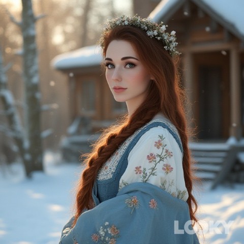 Looky_1699341089474 в LOOKY. #Русская_зима,#LOOKY_нейронка. #Русская_зима #LOOKY...