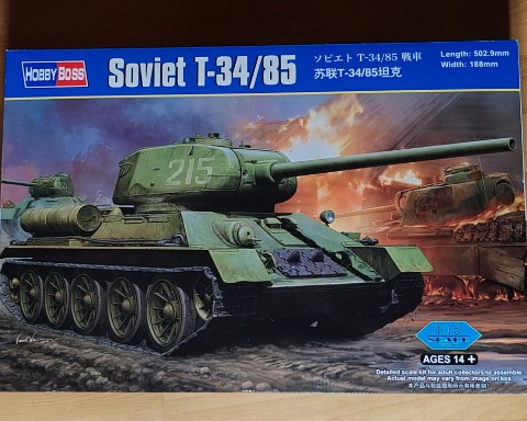 lavrushkinaleksandr в LOOKY. . Танк Т34/85. 1:16.