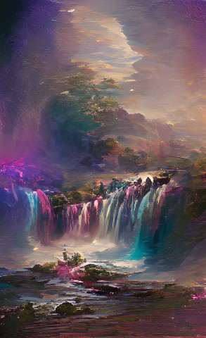nft_craftt в LOOKY. #waterfall,#sol,#solana,#solananft,#nft,#nfts,#art,#artwork,#painting,#drawing,#nftart,#nftartwork,#nftartist,#animation. Waterfall painting c...