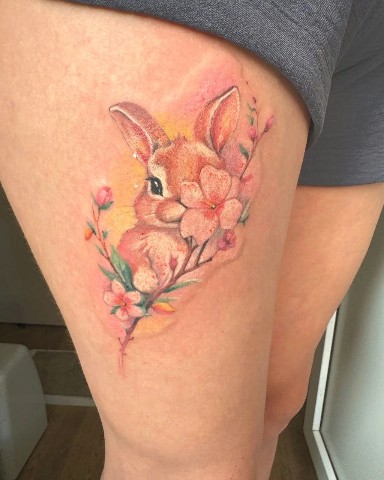 Marizzzz_Art_Tattoo в LOOKY. #tattoo. 🎀 зайка tattoo 🎀 [...