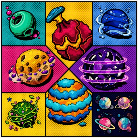 Никита Бударагин в LOOKY. #PixelArt,#Polish,#ChatGPT,#PopArt. Альбом "Фантастическ...