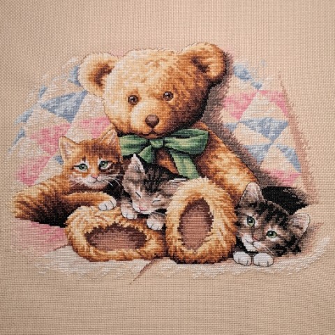 Ирина в LOOKY. #dimensions,#crossstitch,#dimensions_teddykittens,#dim,#35236,#teddykittens,#вышивкакрестиком,#вышивка,#однопроцессница,#тыкпык,#сокращаюкакмогу,#долойдолгострой. Финиш 🏁

Исправлен ...
