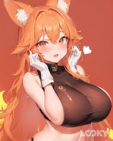 Kitsune-Chan l The maidenssee в LOOKY. #Аниме_Неон,#Аниме,#LOOKY_нейронка. #Аниме_Неон #Аниме #...