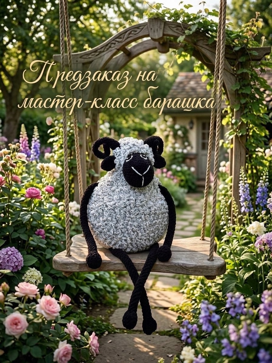Предзаказ на мастер - класс барашка Бяша  из Alize Puffy Fine и Alize Puffy.

Мастер класс полностью будет готов к 13 сентября, поэтому сейчас можете купить его со скидкой. 
В мастер класс входит описание-схема и видео. 
 Чат в ВК где можно делиться своими эмоциями и работами, общаться с другими мастерами.
На данный момент есть полное описание-схема, к 13 сентября будет в доступе видео. 

🔥Всего 200 рублей 

 С 13 сентября мастер- класс будет стоить 350 рублей.

📌Расход 3,5 -4 моточка Alize Puffy Fine и  6 моточков Alize Puffy

 📌Размер готовой игрушки
 + - 60х 65 см 

#овечкаизalizepyffy #барашекизalizepuffy #amigurumi
#мкбарашек #символгода2027 #мастерклассбарашек #мастерклассализепуффи