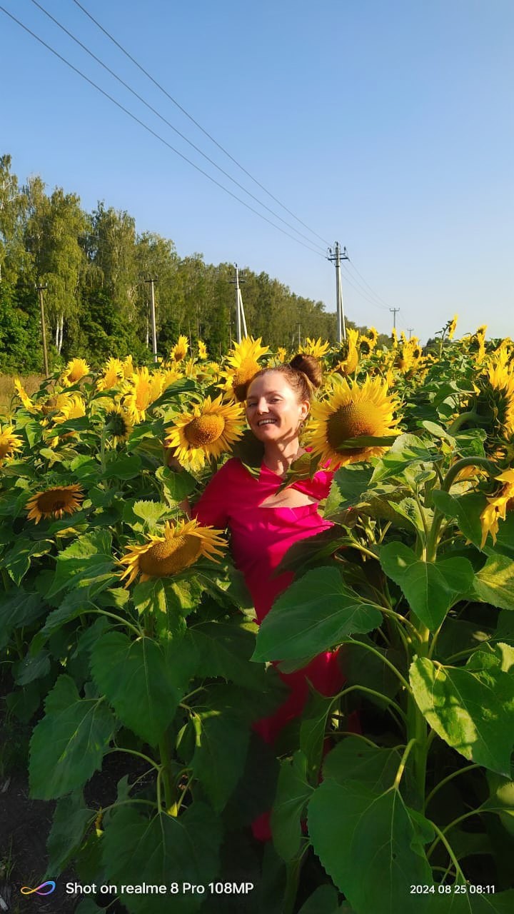 Утром после работы,самое любимое время 💓
А потом были вангоговские подсолнухи🌻
Догорающие, доцветающие, как и лето. Но все равно прекрасные. 
Вот оно - счастье, доступное каждому 🤗
Какие радости сегодня у вас? 😊
