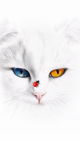 Friz_Style в LOOKY. #looky,#нейронка,#ии,#art,#painting,#арт,#искусство,#midjourney,#artwork,#friz_style,#КосмическийКот,#ЗвездныйХвост. Белый кот — живая ка...