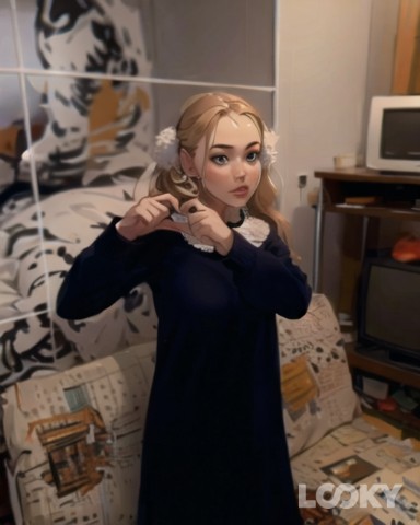 Ежик в LOOKY. #Комикс,#LOOKY_нейронка,#сДнемУчителя,#всемлюбви. #Комикс #LOOKY_нейро...