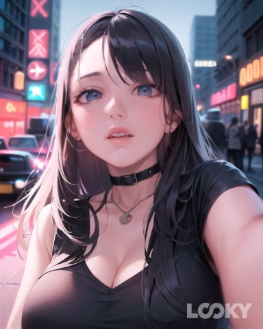 SweetyKitty в LOOKY. #sweetykitty,#Аниме,#LOOKY,#Anime,#Аниме_Неон,#LOOKY_нейронка. Не знаю почему нейро...
