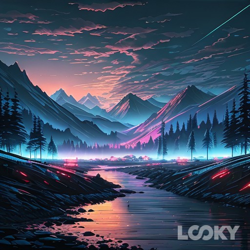 #Футуризм #Киберпанк #LOOKY_нейронка [#landscape](landscape) 