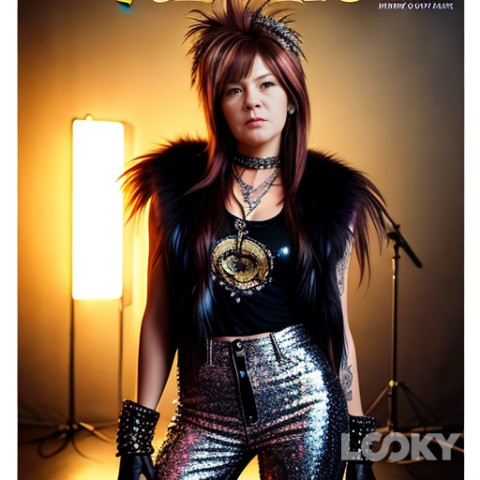 Looky_1700740640556 в LOOKY. #Глэм,#LOOKY_нейронка. #Глэм-рок_дива #LOOK...