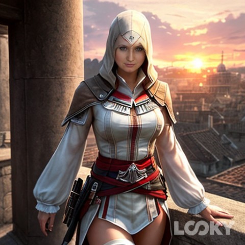 Looky_1698835089690 в LOOKY. #Ассасин_Гёрл,#LOOKY_нейронка. #Ассасин_Гёрл #LOOKY...