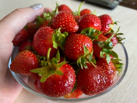 Олеся Казанова в LOOKY. #клубника. #клубника садовая,бл...