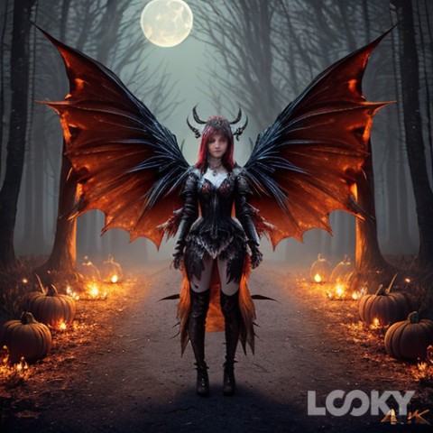 Looky_populares в LOOKY. #Halloween_demon,#LOOKY_нейронка. #Halloween_demon #LO...