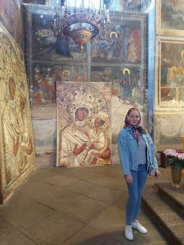 Катя Travel в LOOKY. #православие,#тихвин,#праздники,#ленинградскаяобласть,#монастырь. Есть на свете встреч...