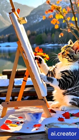 creative.smm.ai в LOOKY. #ai,#hailuo,#кот,#котрисует,#нейросеть. Вот такие ролики дел...
