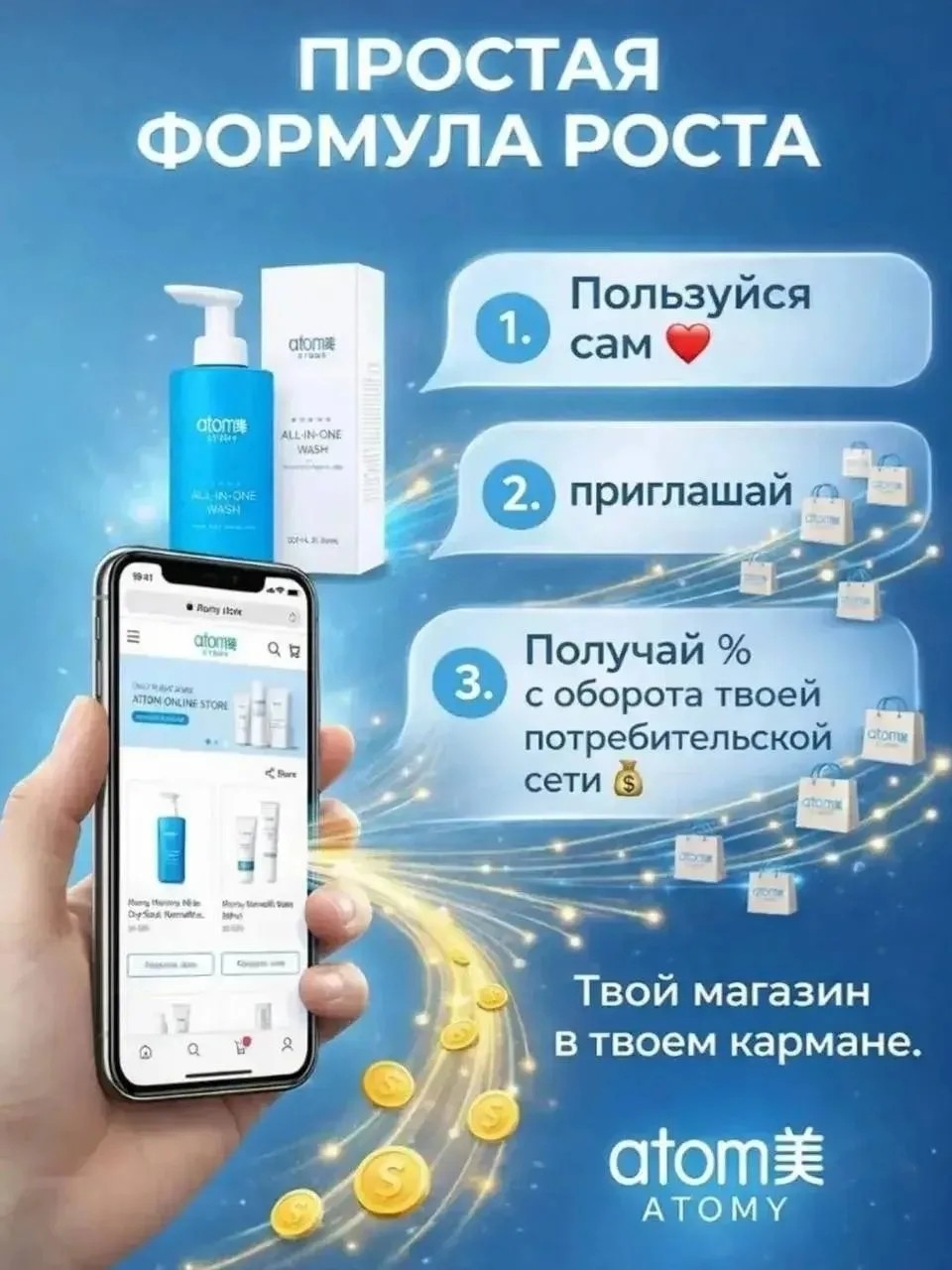 Medikina19 в LOOKY — Простая формула роста
#атоми #БАДы #работа #удаленка