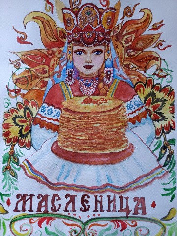 svetlana_voznesenskaya_art в LOOKY. #художник,#картиныакварелью,#картины,#картина,#artsvetlana_voznesenskaya_art,#image,#gallery,#picture,#живопись,#живописьакварелью,#колпашево,#масленица,#блины,#весна,#чучело,#фантазия,#вдохновение,#творческаяличность,#любимоезанятие. "Масленица" • бумага...
