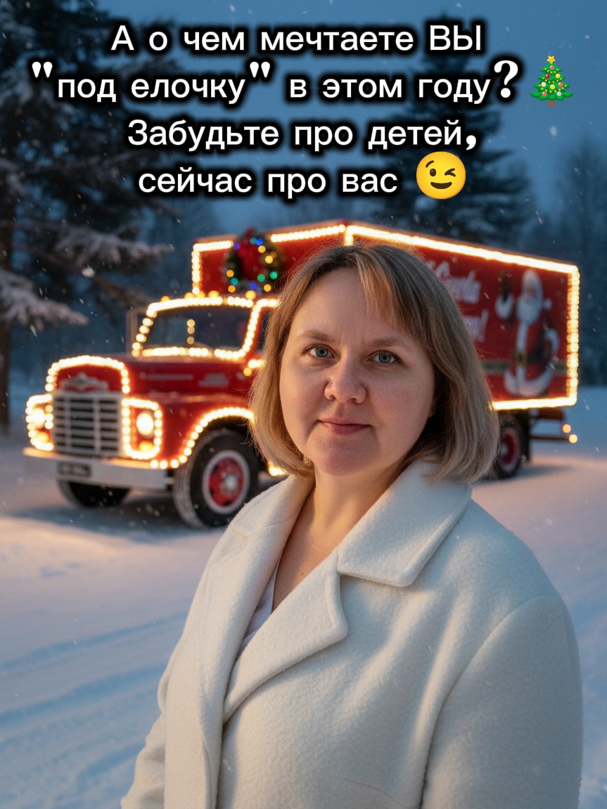 А о чем мечтаете ВЫ под елочку в этом году? 🎄 Забудьте про детей, сейчас про вас 😉

Мы так привыкли, что Новый год – это время чудес для наших детей. И это прекрасно! Но когда мы были маленькими, наши желания были просты: новая игрушка, сладости, велосипед.
Став мамами, мы часто забываем о своих личных, "взрослых" мечтах, сосредотачиваясь на желаниях малышей. А ведь волшебство нужно и нам!
Может быть, это не новая кукла, а возможность спокойно выпить кофе утром? Или уехать в отпуск, когда захочется? А может, просто больше времени для себя, без постоянного чувства вины?
Мне кажется, сейчас самое время вспомнить о том, что хочется именно вам. Ведь если счастлива мама, счастлива и вся семья!

Признайтесь, какая ваша заветная "взрослая" мечта под Новый год? Та, которую вы, возможно, даже боитесь озвучить вслух? Пусть это будет наш с вами секрет или поделитесь!

#мечтысбываются #желаниямам #новыйгод2026 #времядлясебя #исполнениежеланий #новогоднееволшебство #саморазвитие #НатальяГрохотова
