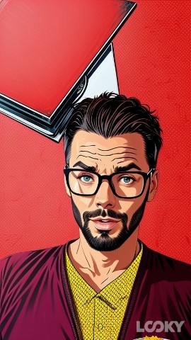 adyanamsrai_0_0 в LOOKY. #Pop_art,#GTA,#Cyberpunk,#LOOKY_нейронка. #Pop_art #GTA #Cyber...