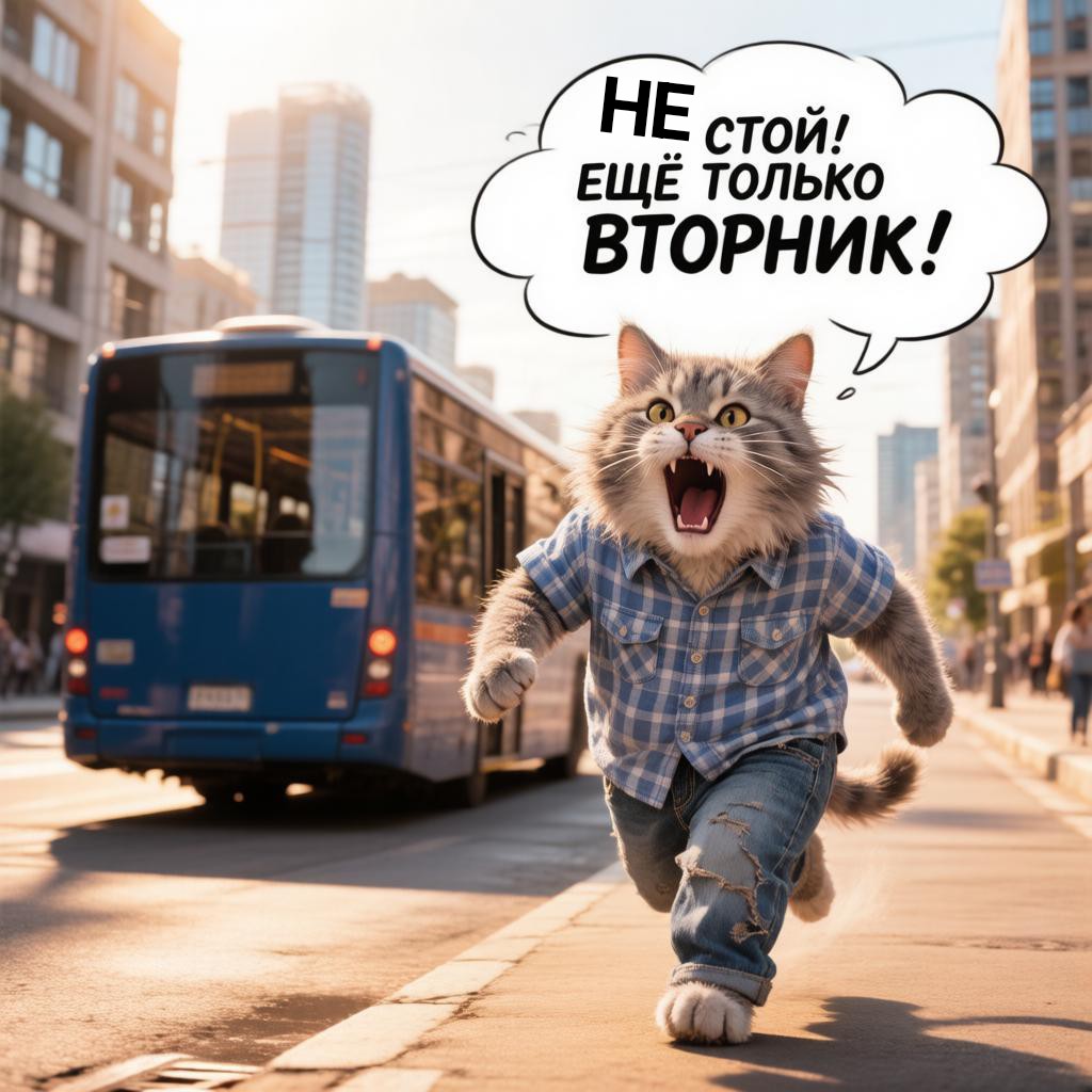 Доброе утро! Хорошего дня!
Он был рождён, чтобы бежать...
Ты был рождён, чтобы бежать...
Я был рождён, чтобы бежать ..
На работу?