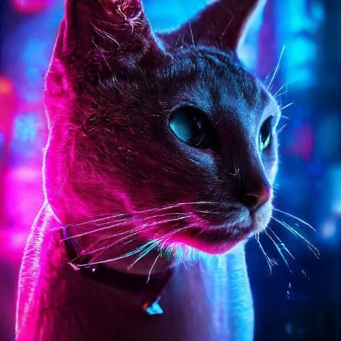 Looky_1691925644806 в LOOKY. . селфи кота, киберпан...