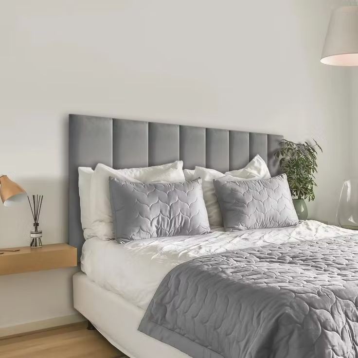 Dê uma olhada em Kit 8 Cabeceiras Estofada Modular Cama Casal Padrão por R$58,90. Compre na #Shopee !